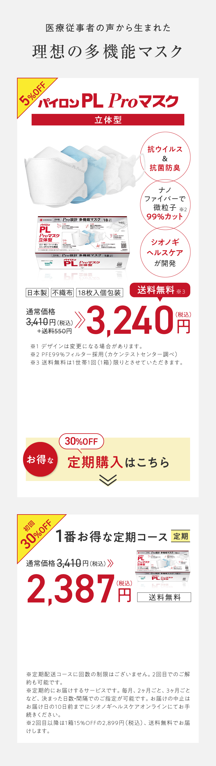 理想の多機能マスク