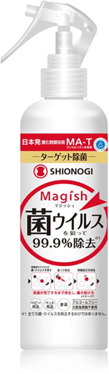 マジッシュ除菌スプレー｜シオノギヘルスケア