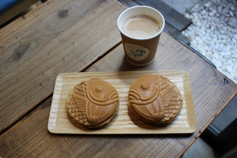 たい焼きとコーヒー